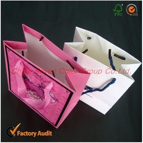Customized Paper Shopping Bag For Packaging And Shopping